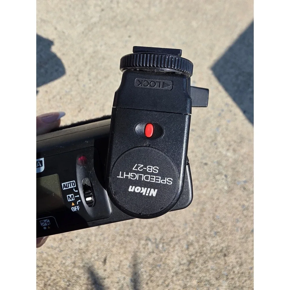 Nikon Speedlight SB-27 Autofocus Shoe Mount Flash Made in Japan Black
